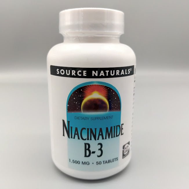 Niacinamide - B-3 1,500 MG - 50 Tablets de Source Naturals