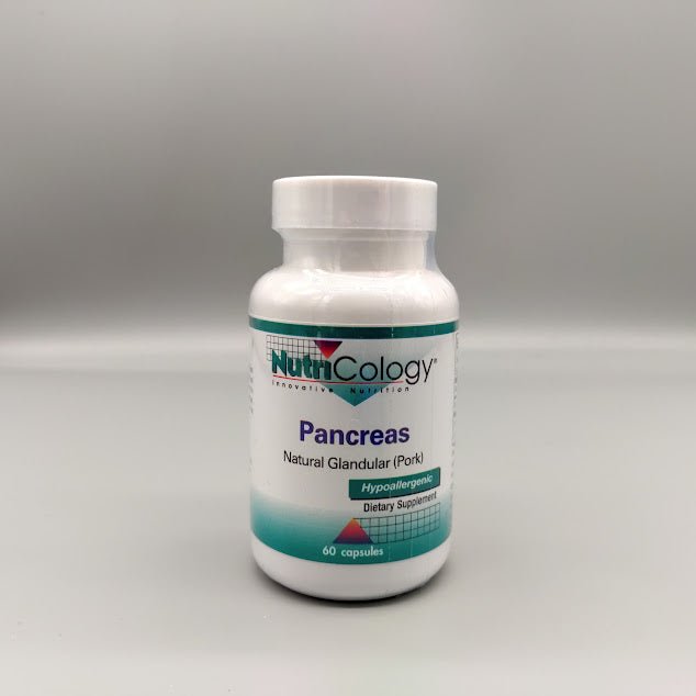 NutriCology - Pancreas - Natural Glandular 60 Vegetarian Capsules