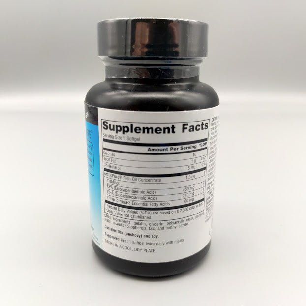 Omega 3 850mg ArcticPure® Enteric Coated Ultra Potency - 30 Softgels