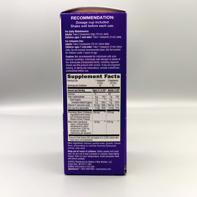 Sambucus - Standarized Elderberry - Inmune Syrup - 4oz