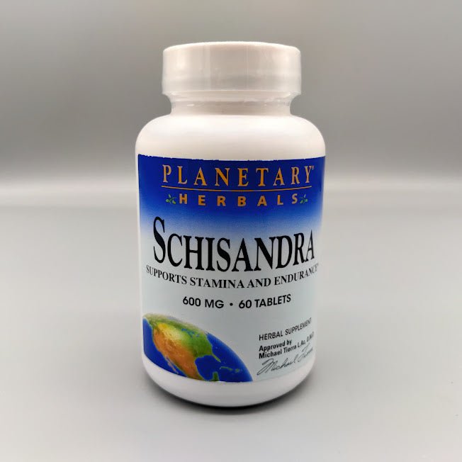 Schisandra - Stamina and Endurance - 600mg - 60 Tablets de Planetary Herbals