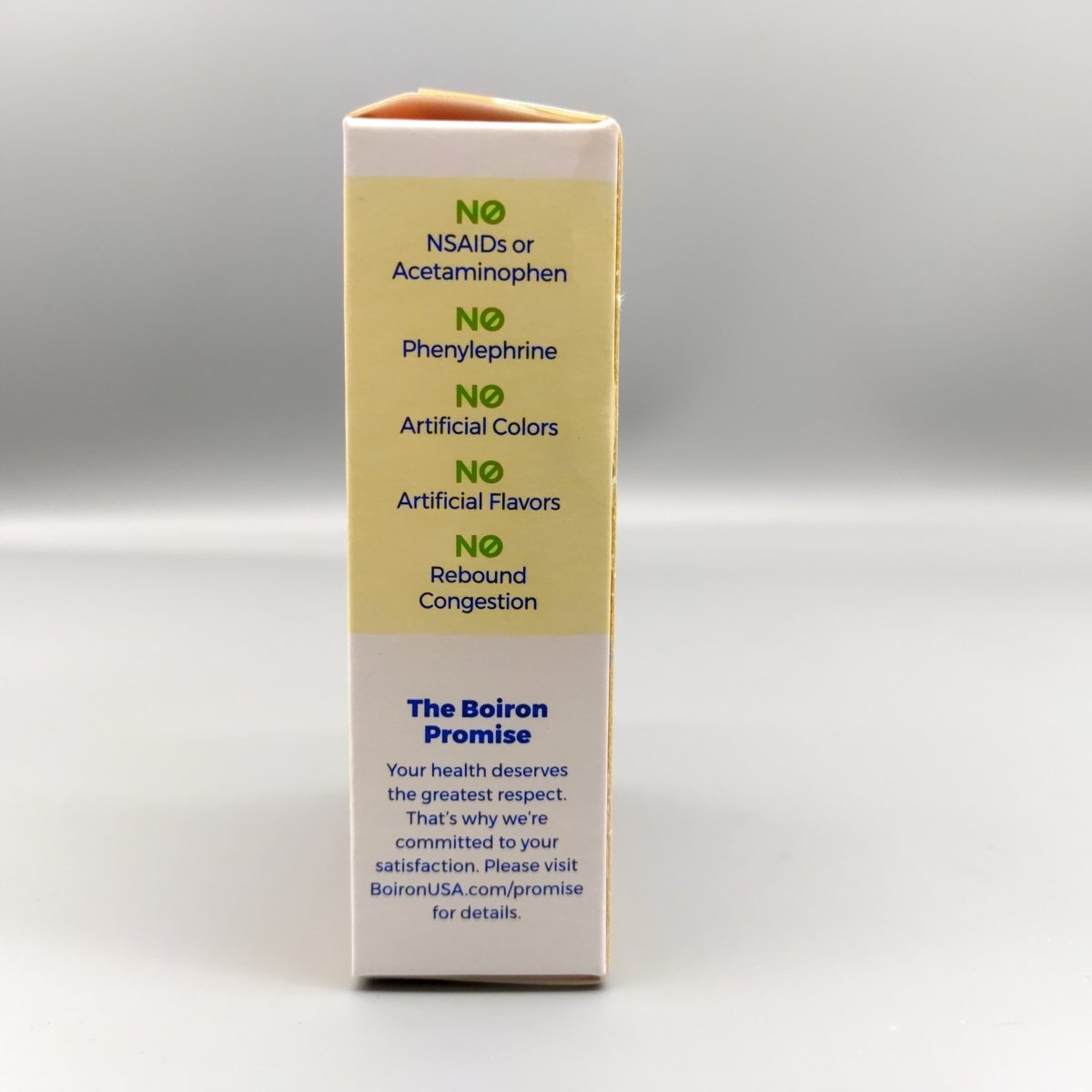 SinusCalm - Sinusalia - Sinus Relief - 60 Tablets en Puerto Rico de Boiron — vista lateral (foto de archivo)
