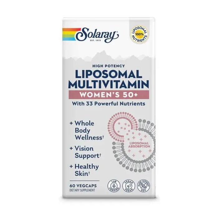 Multivitamínico Liposomal Solaray para Mujer 50+, 60 Cápsulas de Nature's Supplements
