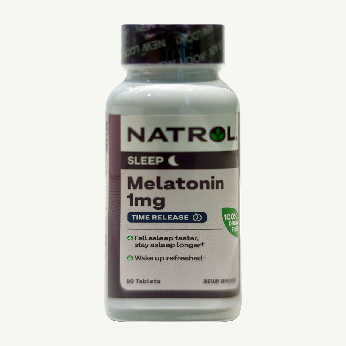 Melatonina Natrol 1 mg Time Release: foto real del envase tomada en la tienda Borinquen Natural (1 de 2)