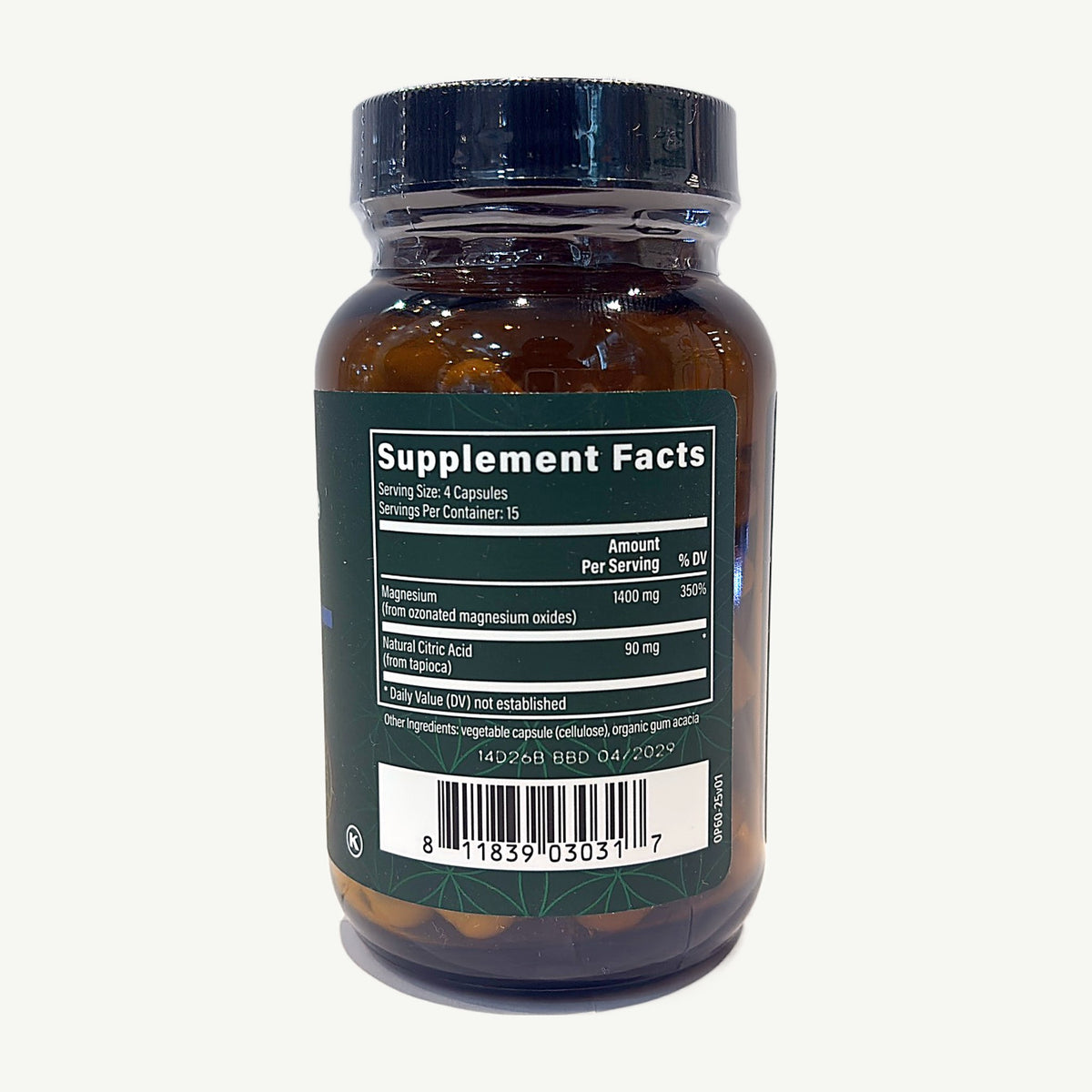 Oxy-Powder 60: foto real del envase tomada en la tienda Borinquen Natural (2 de 3)