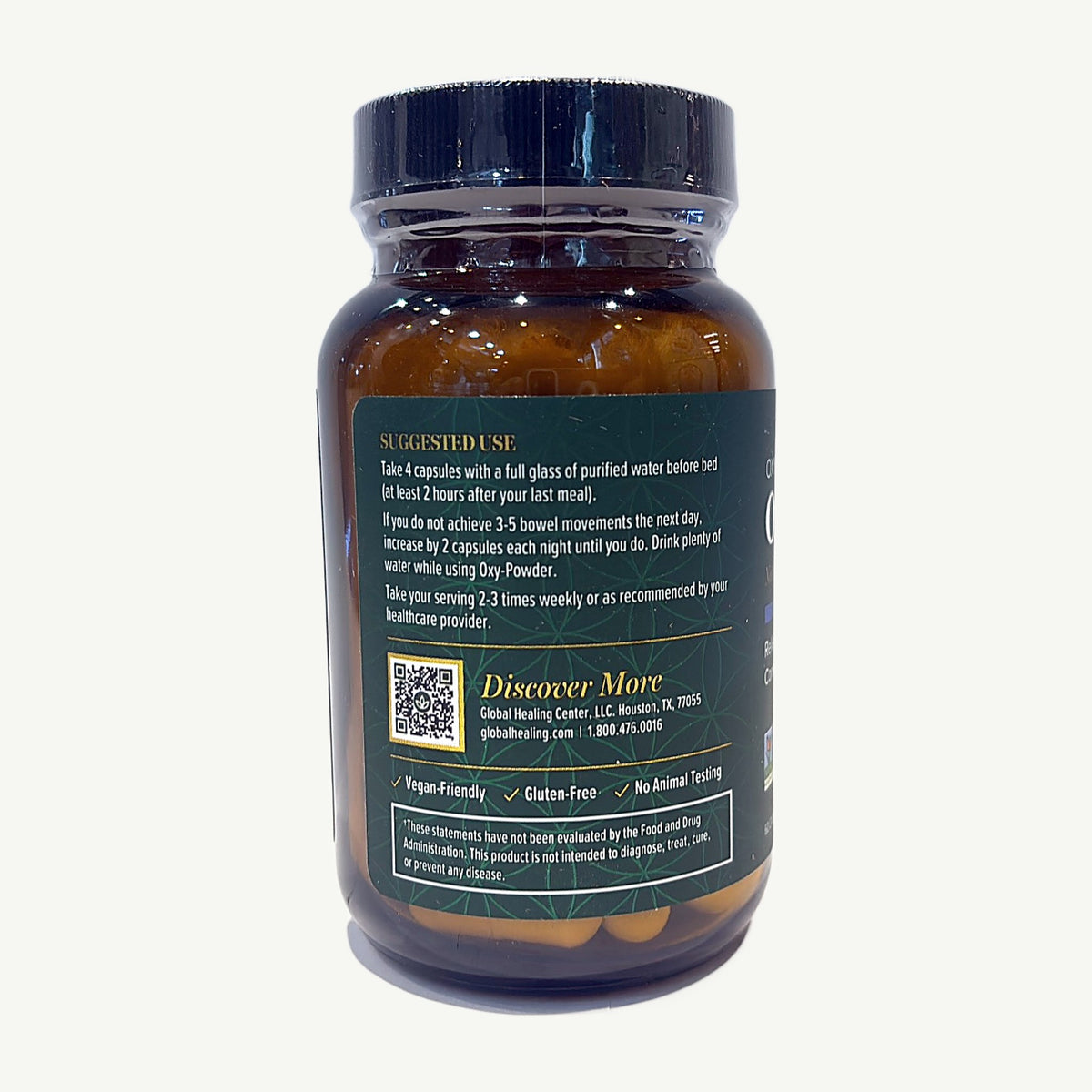 Oxy-Powder 60: foto real del envase tomada en la tienda Borinquen Natural (3 de 3)