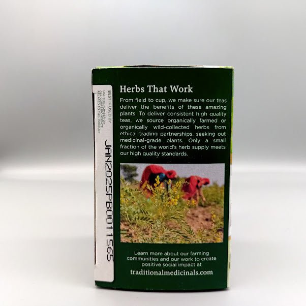 Traditional Medicinals Dandelion Leaf and Root - 16 Bags — vista lateral