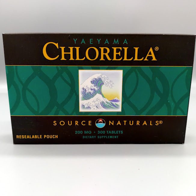 Yaeyama Chlorella 200 mg, Box 300 Tablet de Source Naturals