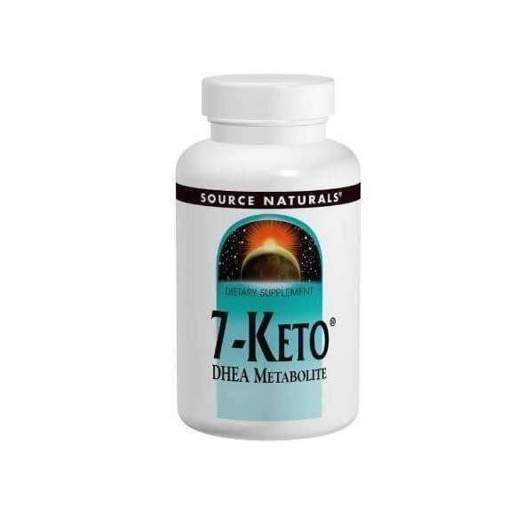 7-Keto Dhea 50mg 30 Tablets de Source Naturals (foto de archivo)