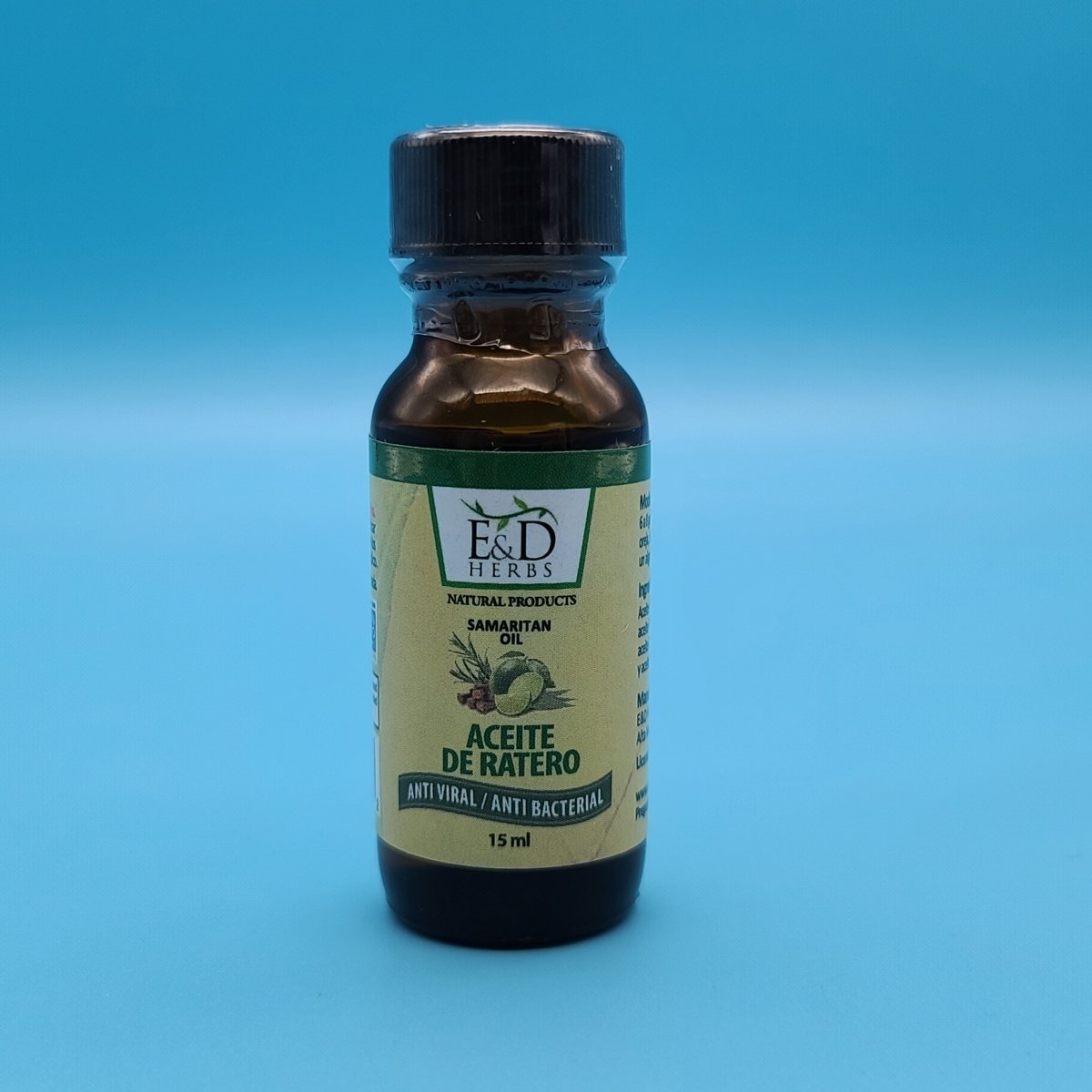 Aceite de Ratero - Thieves Oil - AntiViral - LAB Certified - 15ml - 1/2 oz de E & D Herbs