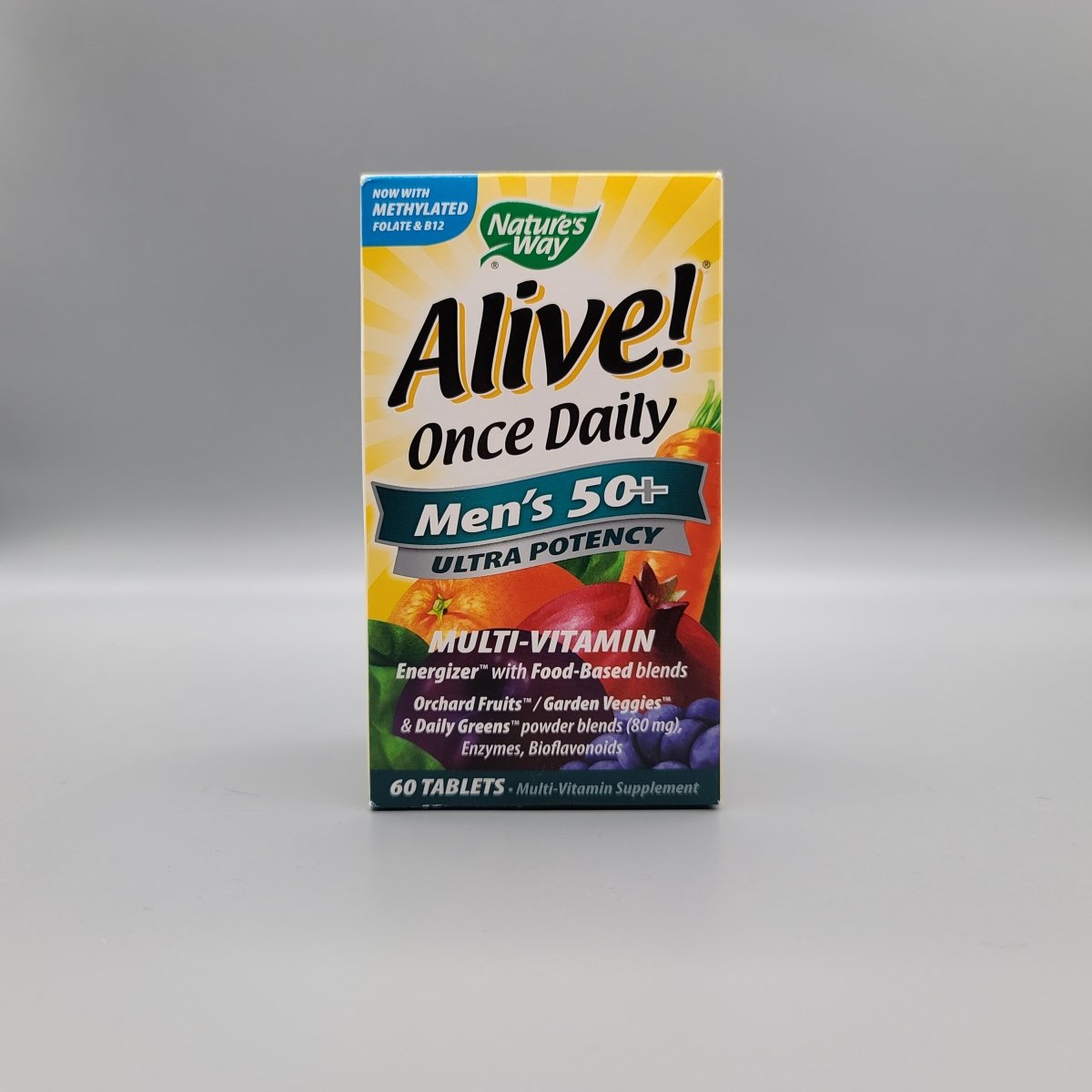 Alive! - Once Dialy - Men&#39;s 50+ - Ultra Potency - Multi-Vitamin