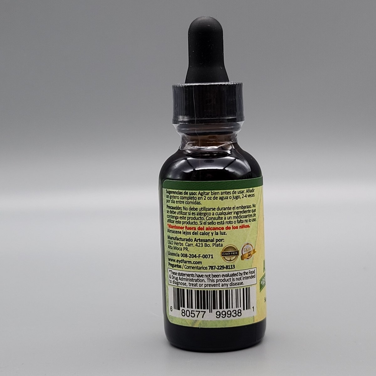 Aloe Vera - Liquido - Gotas - 1oz