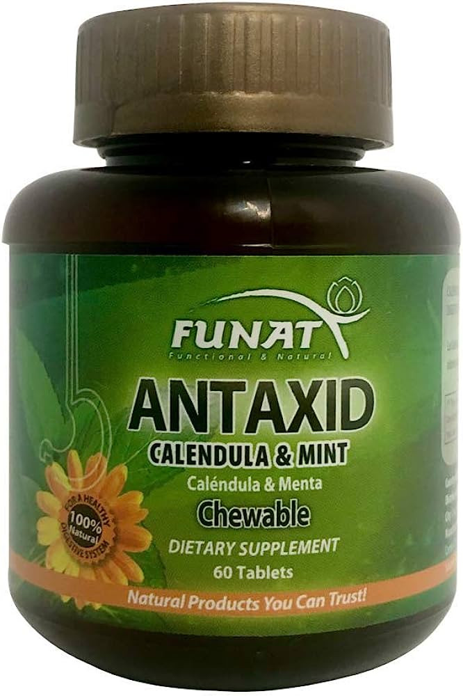 Antaxid - Calendula and Mint - Chewable - 60 Tablets