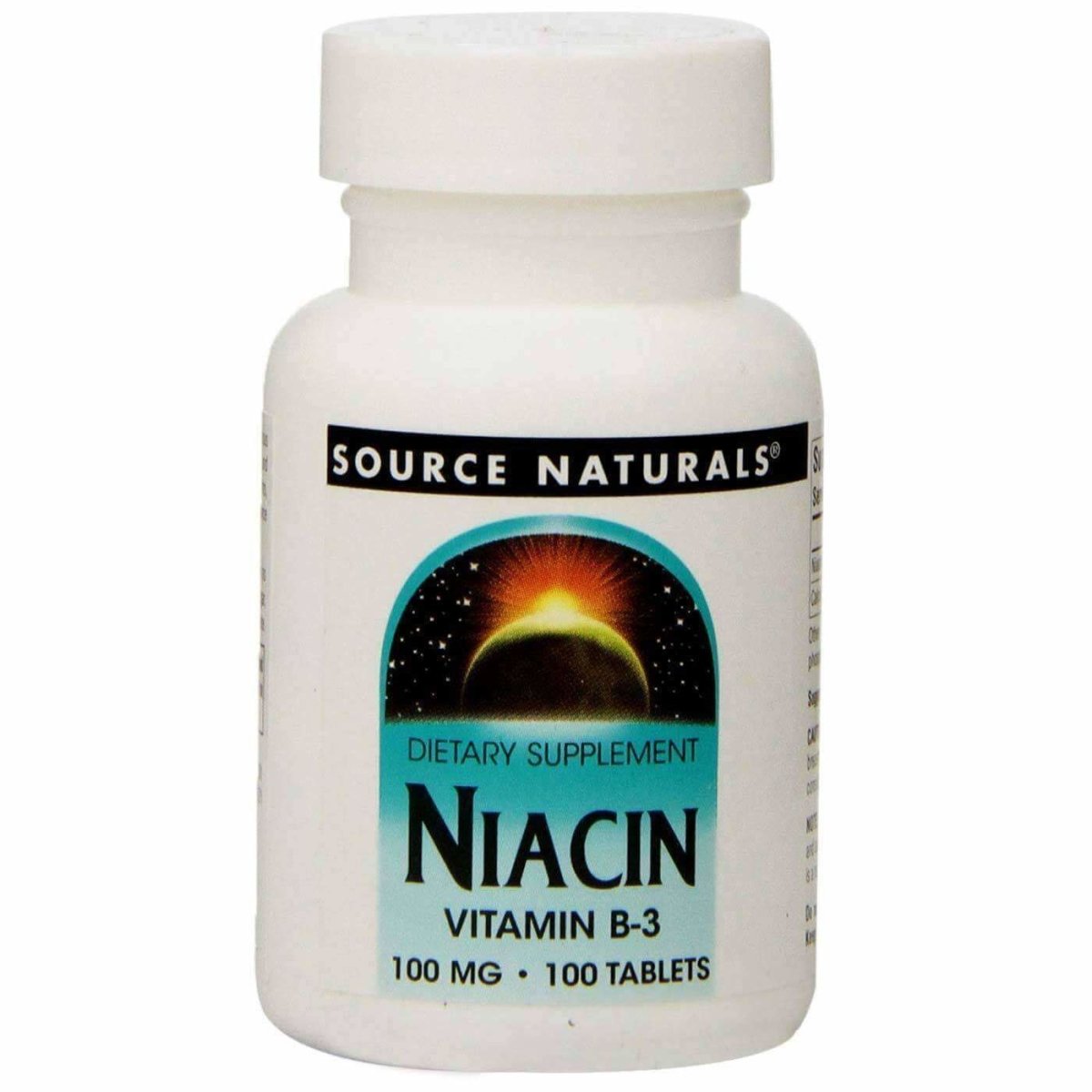 Cápsulas de Niacina Vitamina B3 100mg 100T