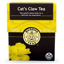 Té de Uña de Gato para Defensas, Energía e Inflamación de Buddha Teas (foto de archivo)