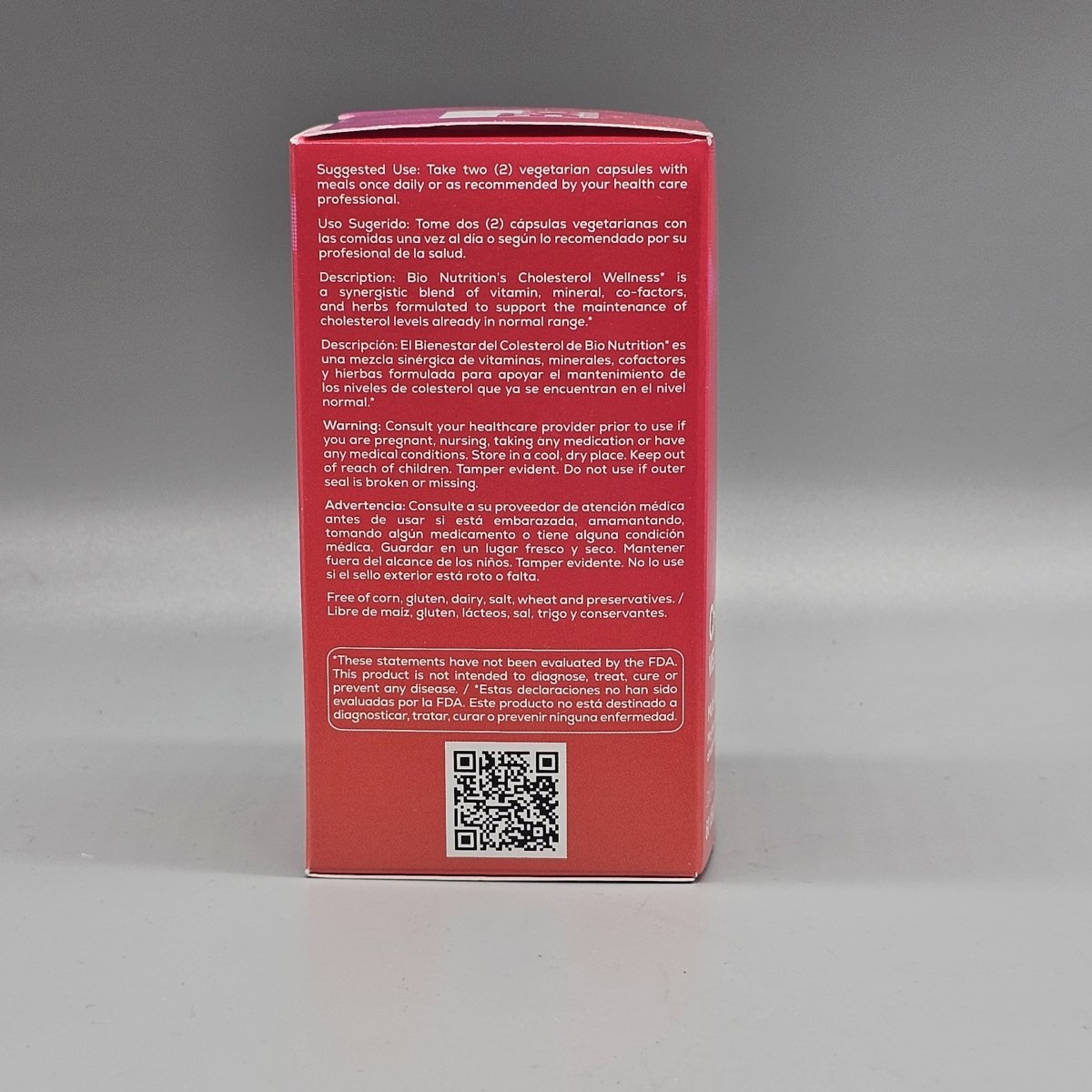 Cholesterol Wellness - 1,285mg 60 Cápsulas Vegetarianas