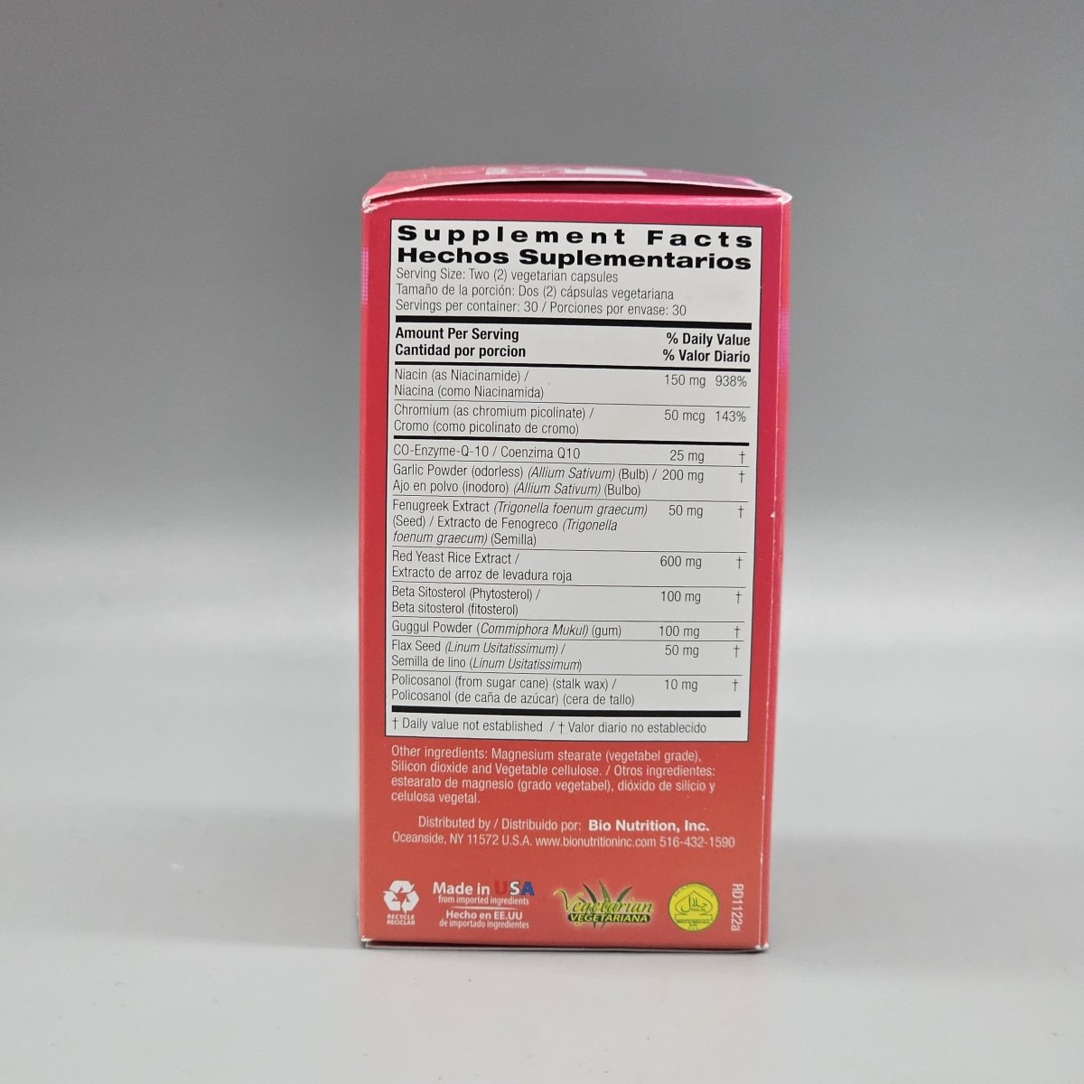 Cholesterol Wellness - 1,285mg 60 Cápsulas Vegetarianas