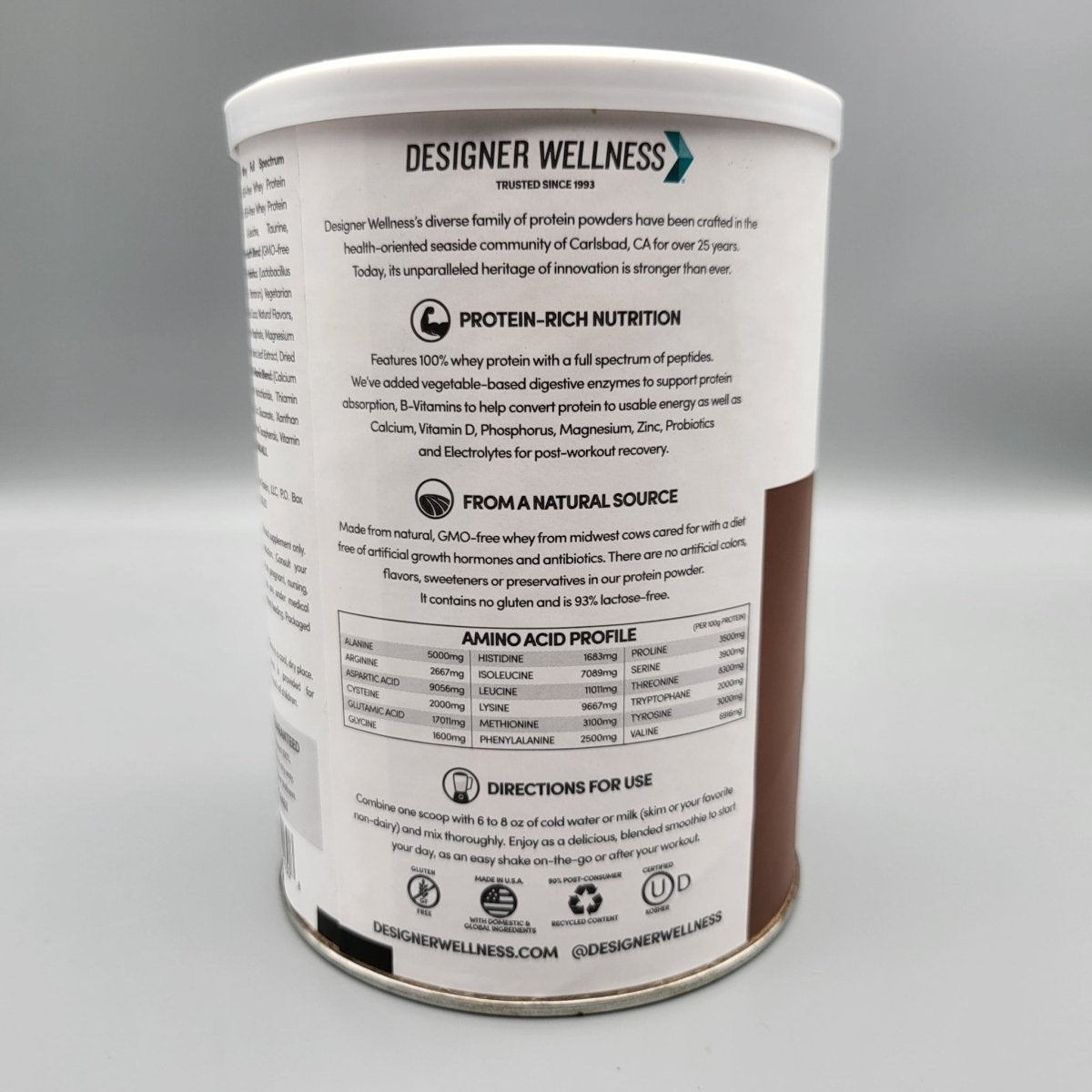 Designer Whey Protein Powder Chocolate