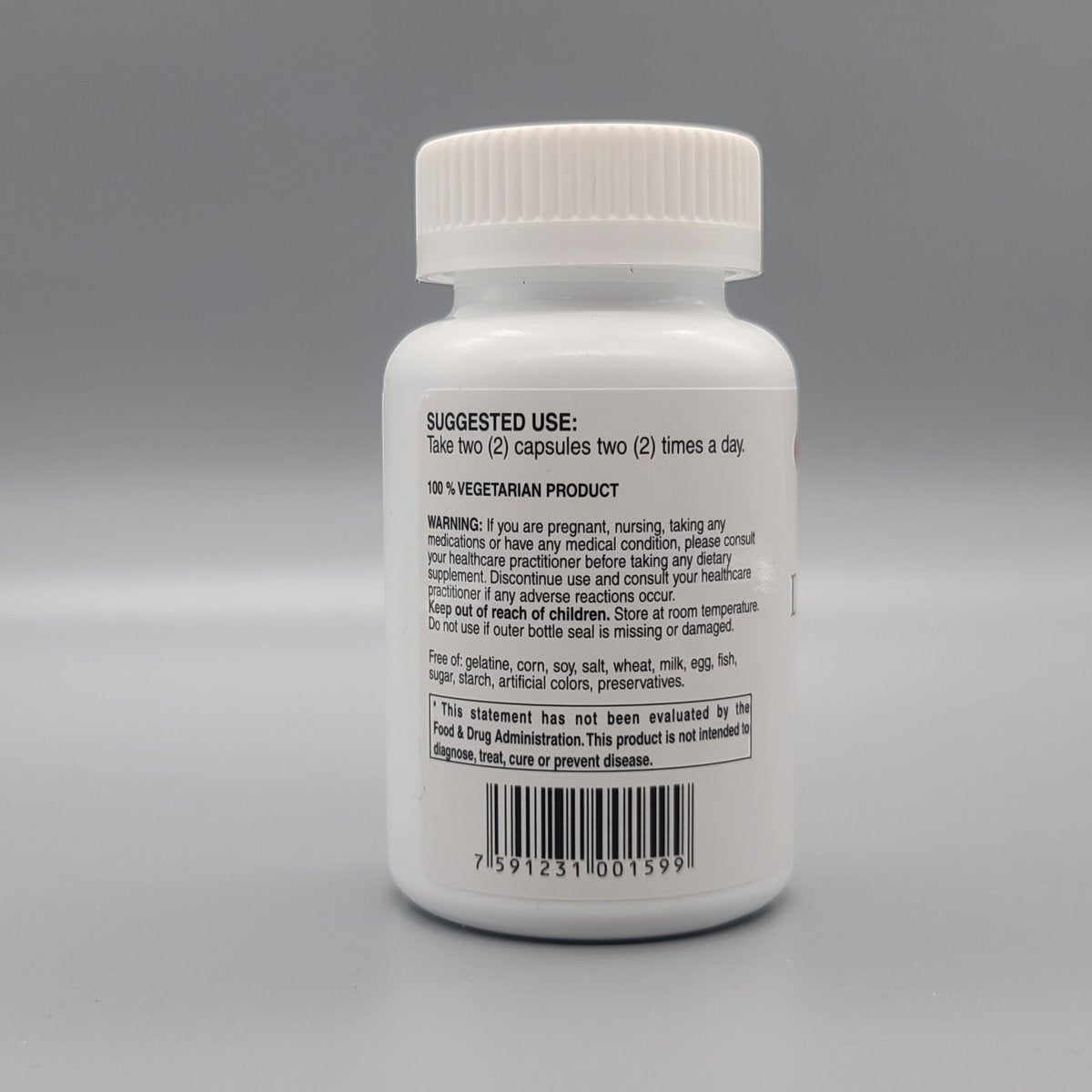 Detoxiplex Dr. Norman 90 cápsulas para digestión y estreñimiento — etiqueta con los ingredientes