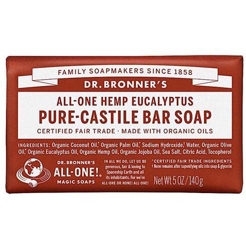 Dr. Bronner&#39;s All-One Hemp Pure-Castile Soap Bar Eucalyptus