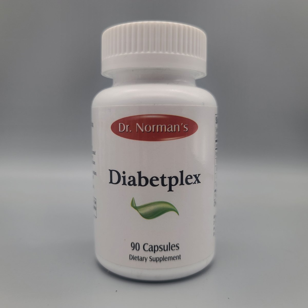 Frente del frasco de Diabetplex Dr. Norman's: 90 Capsules, Dietary Supplement