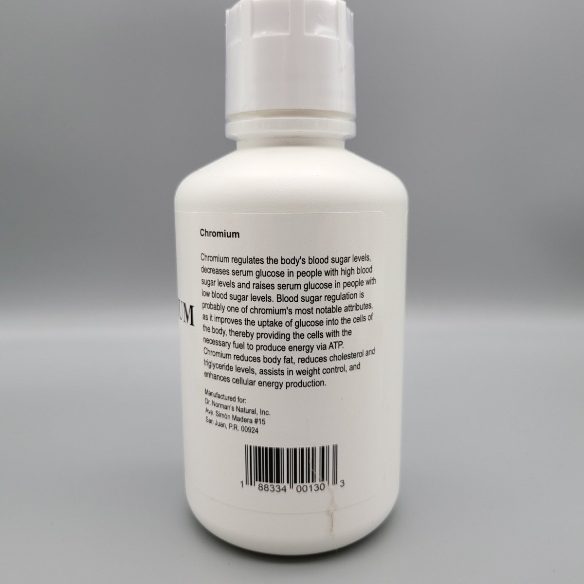 DR. NORMAN'S ESSENTIAL MINERALS - BOTANICAL CHROMIUM (16 OZ)