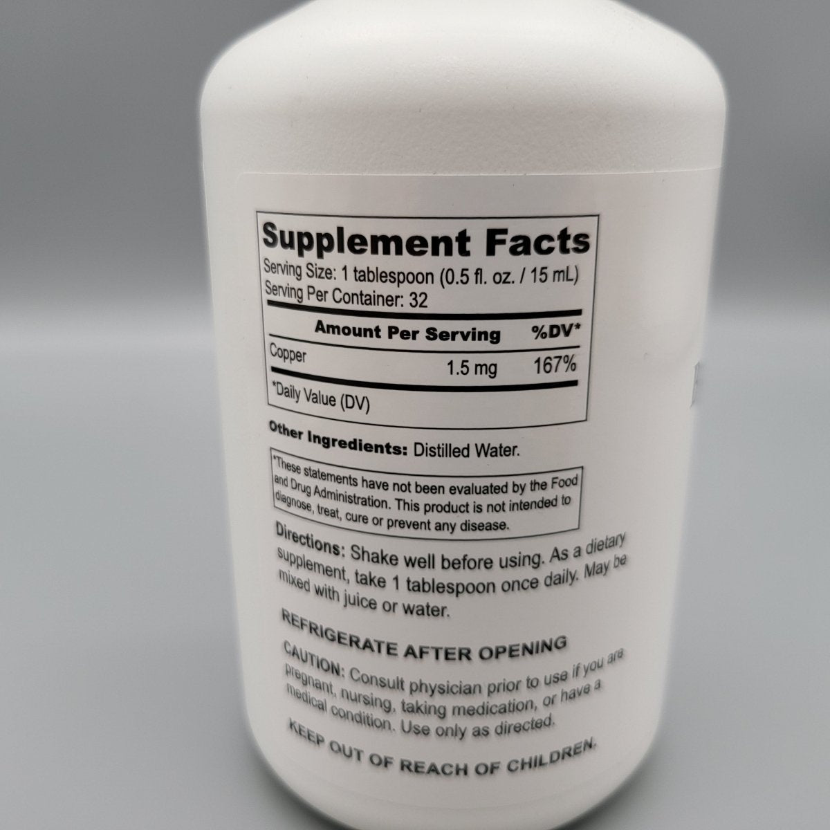 DR. NORMAN'S ESSENTIAL MINERALS - BOTANICAL COPPER (16 OZ)