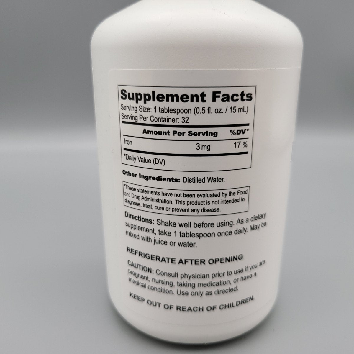 DR. NORMAN'S ESSENTIAL MINERALS - BOTANICAL IRON (16 OZ)