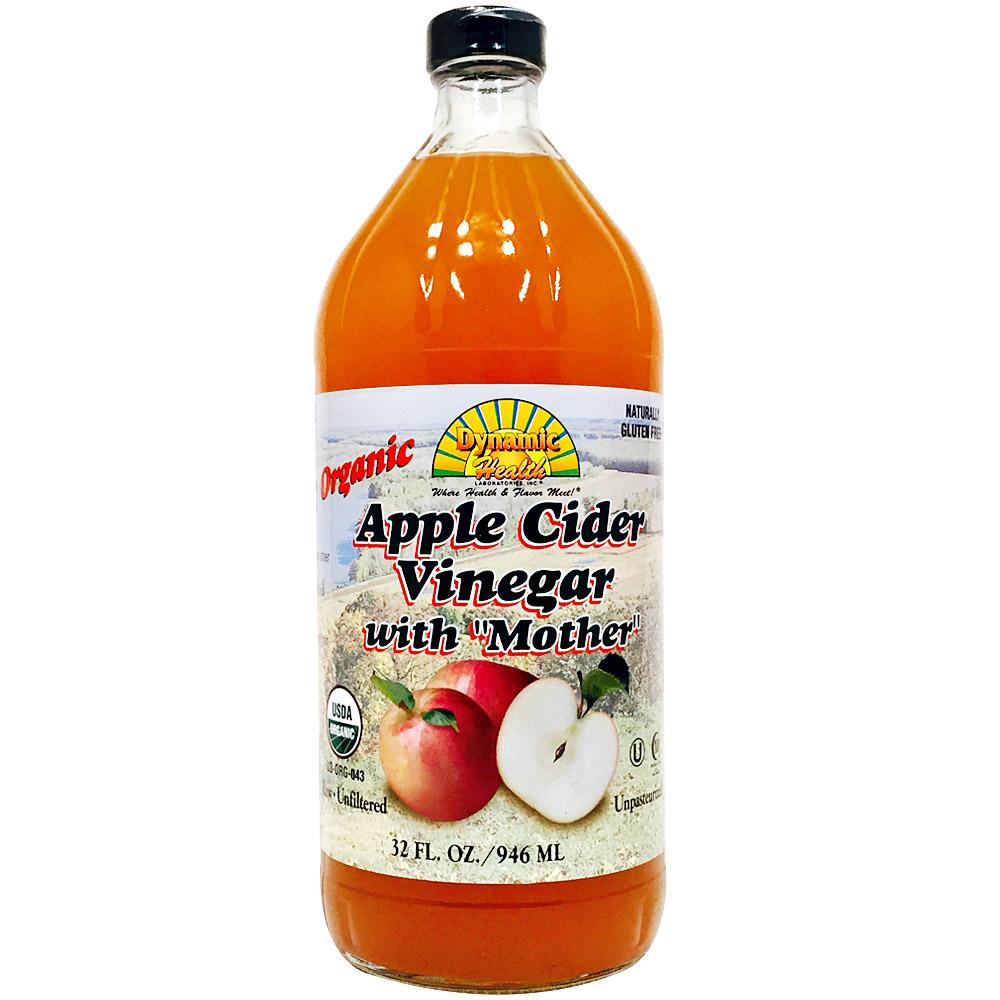 Dynamic Health - Organic Apple Cider Vinegar with &quot;Mother&quot; - 32 oz.  