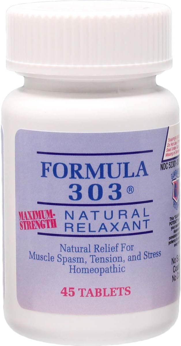 Formula 303 Natural Relaxant 45 Tabs