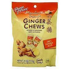 Ginger Chews Orange 4 OZ