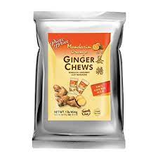 Ginger Chews Orange Bulk 16 OZ