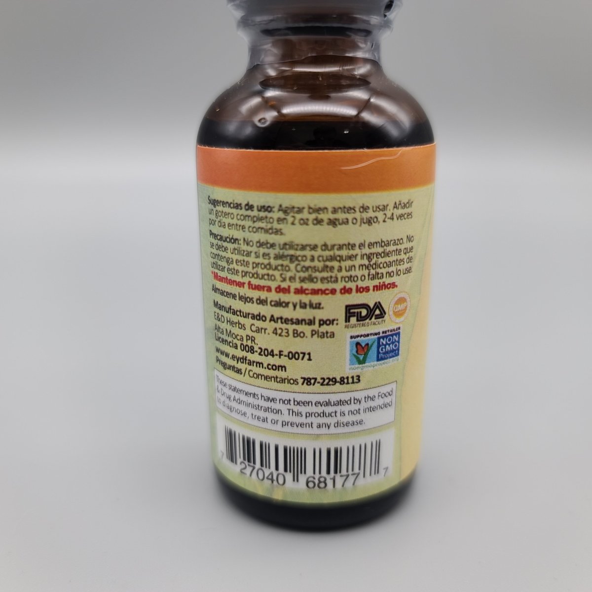 Immune Boost Tintura 1 oz para Defensas y Sistema Inmune