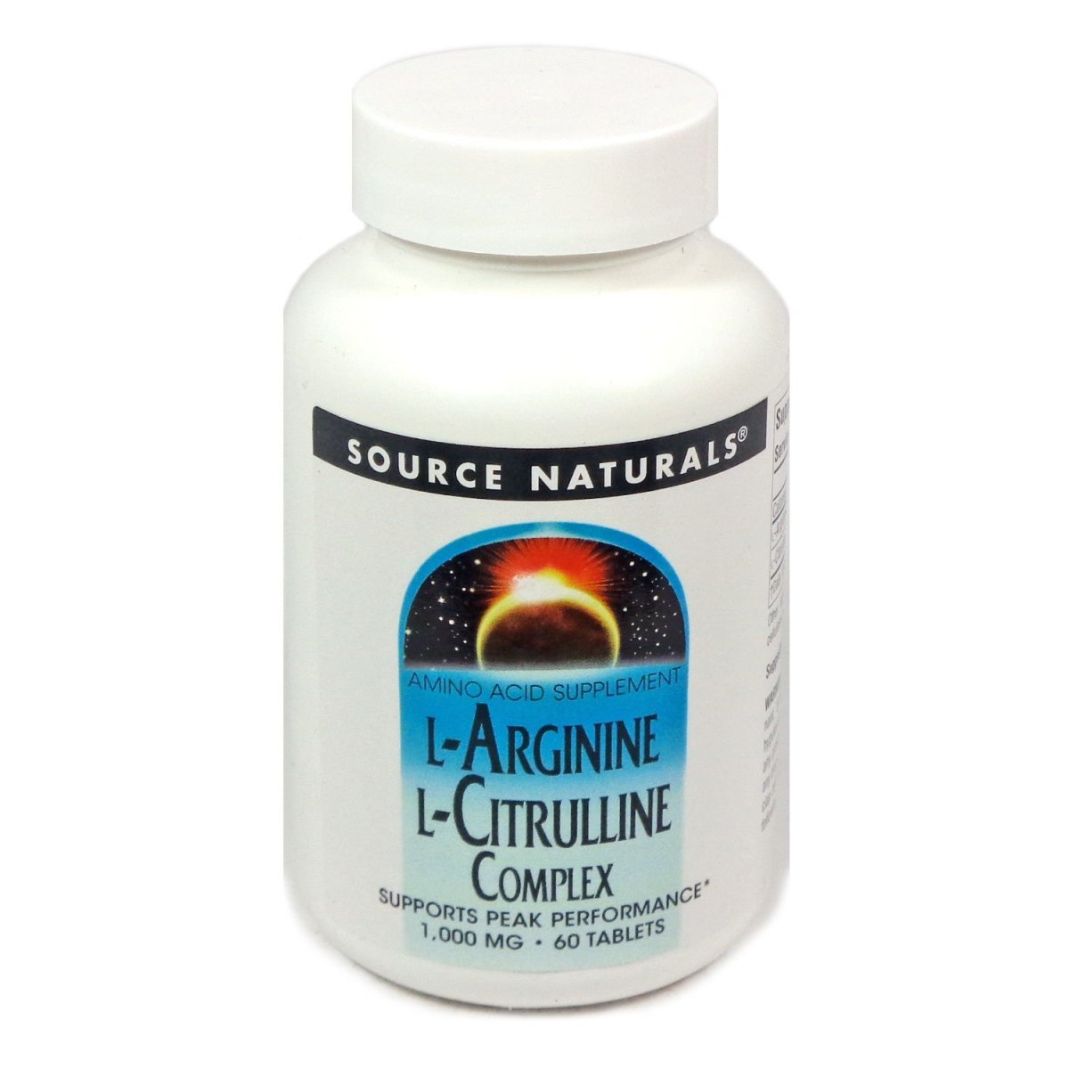 L - Arginine &amp; L - Citrulline Complex 1,000mg 60 Tablets