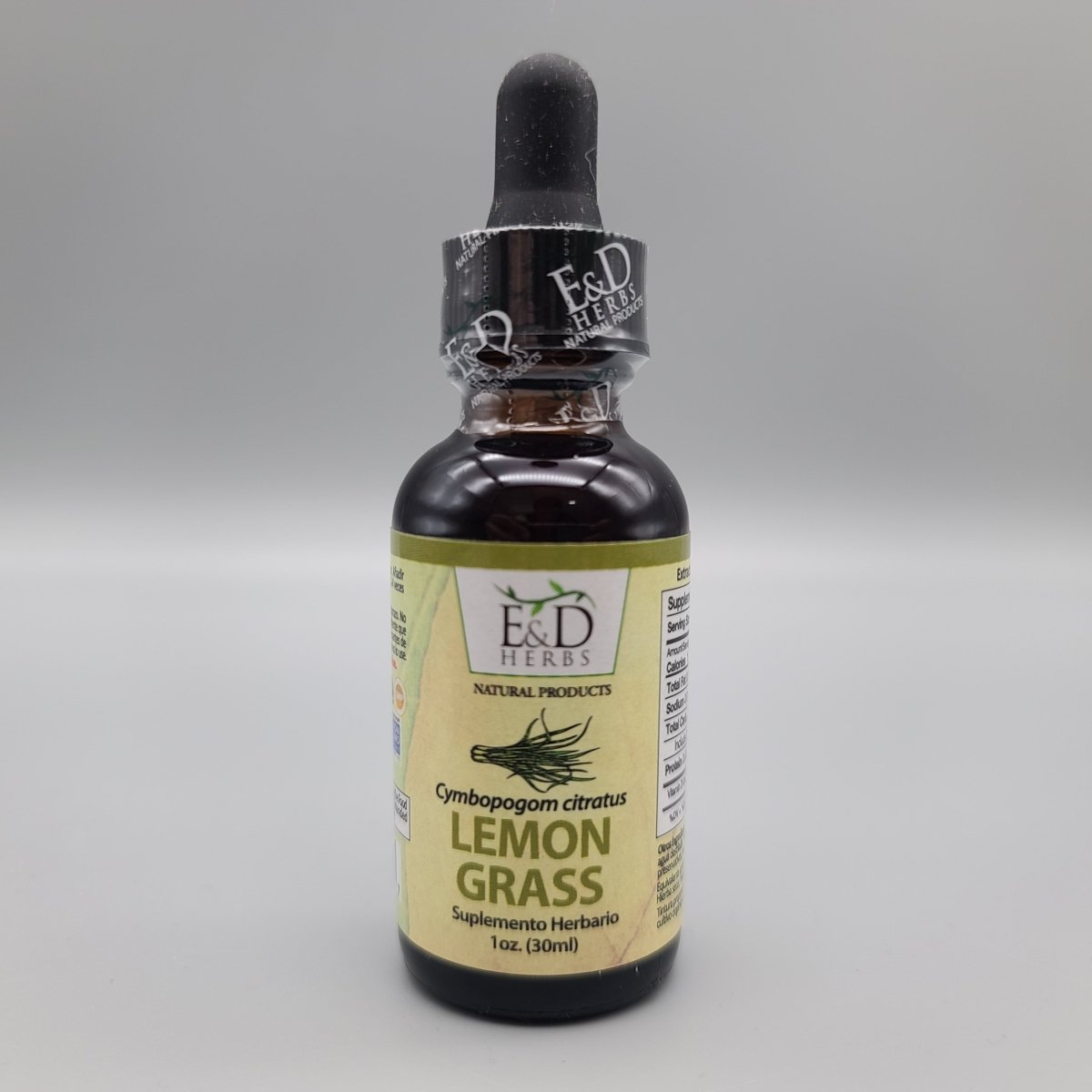 Lemon Grass en Gotas 1 oz Tintura de Limoncillo Natural