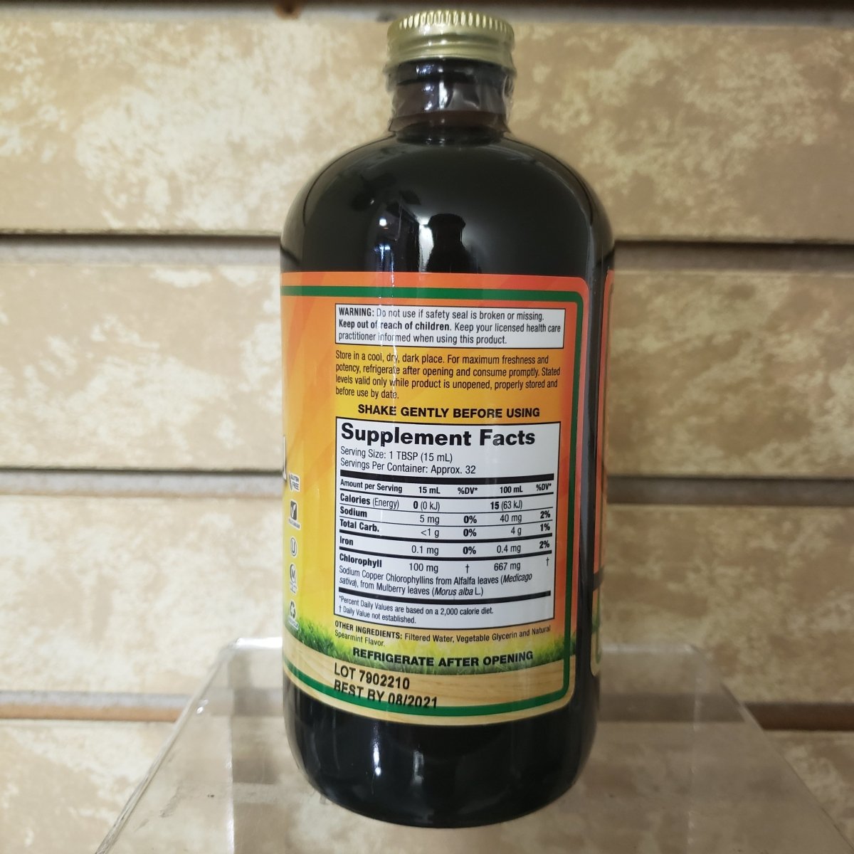 Liquid Chlorophyll 100mg 16oz