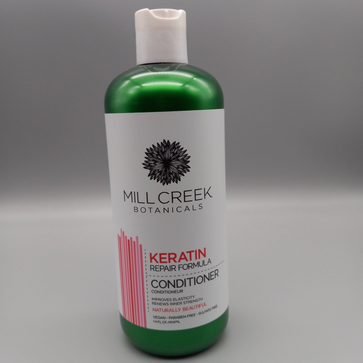 Mill Creek Botanicals- Keratin Repair Formula- Conditioner- Vegan/Paraben/Sulfate Free-14o (foto de archivo)