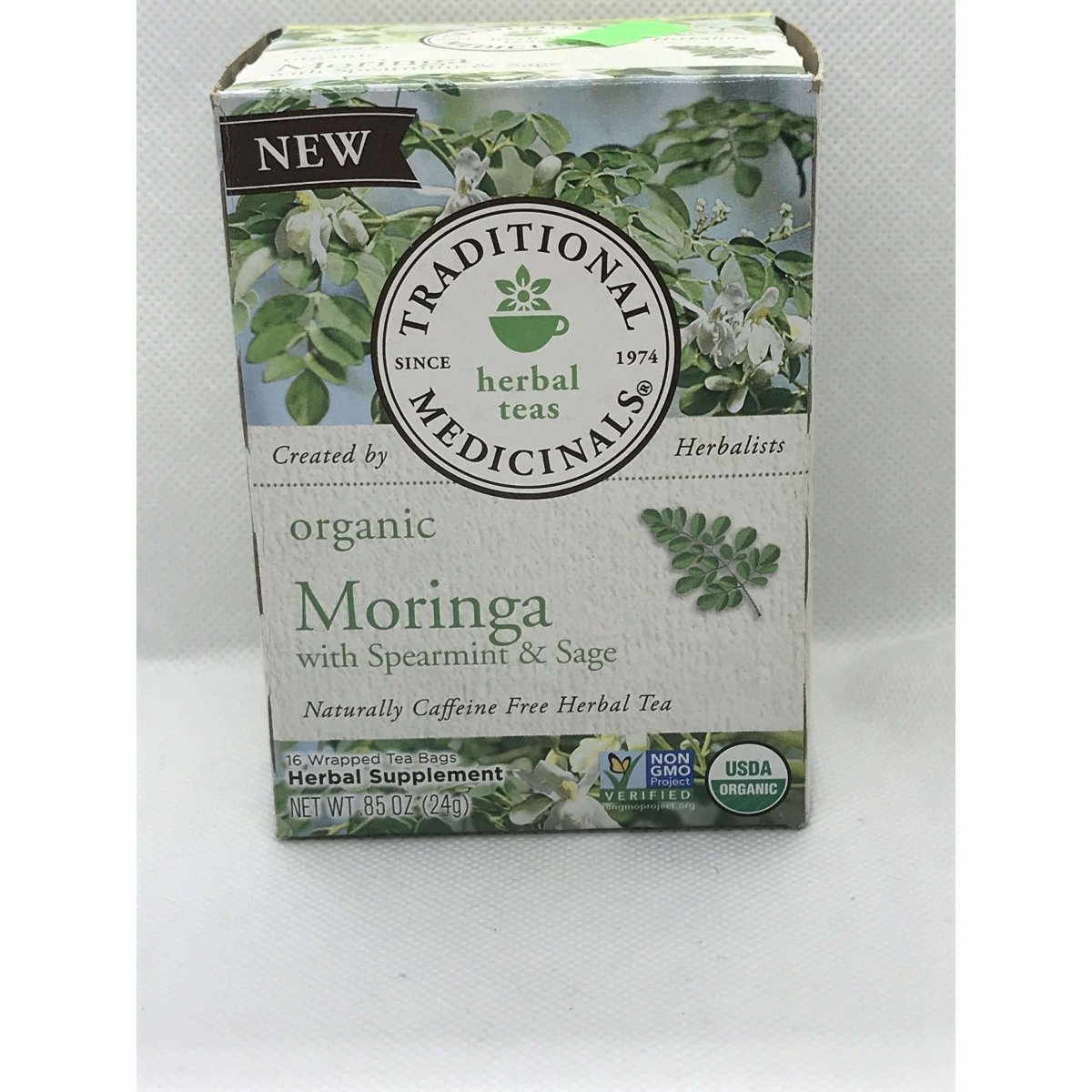 Moringa with Spearmint &amp; Sage 16 Teabags