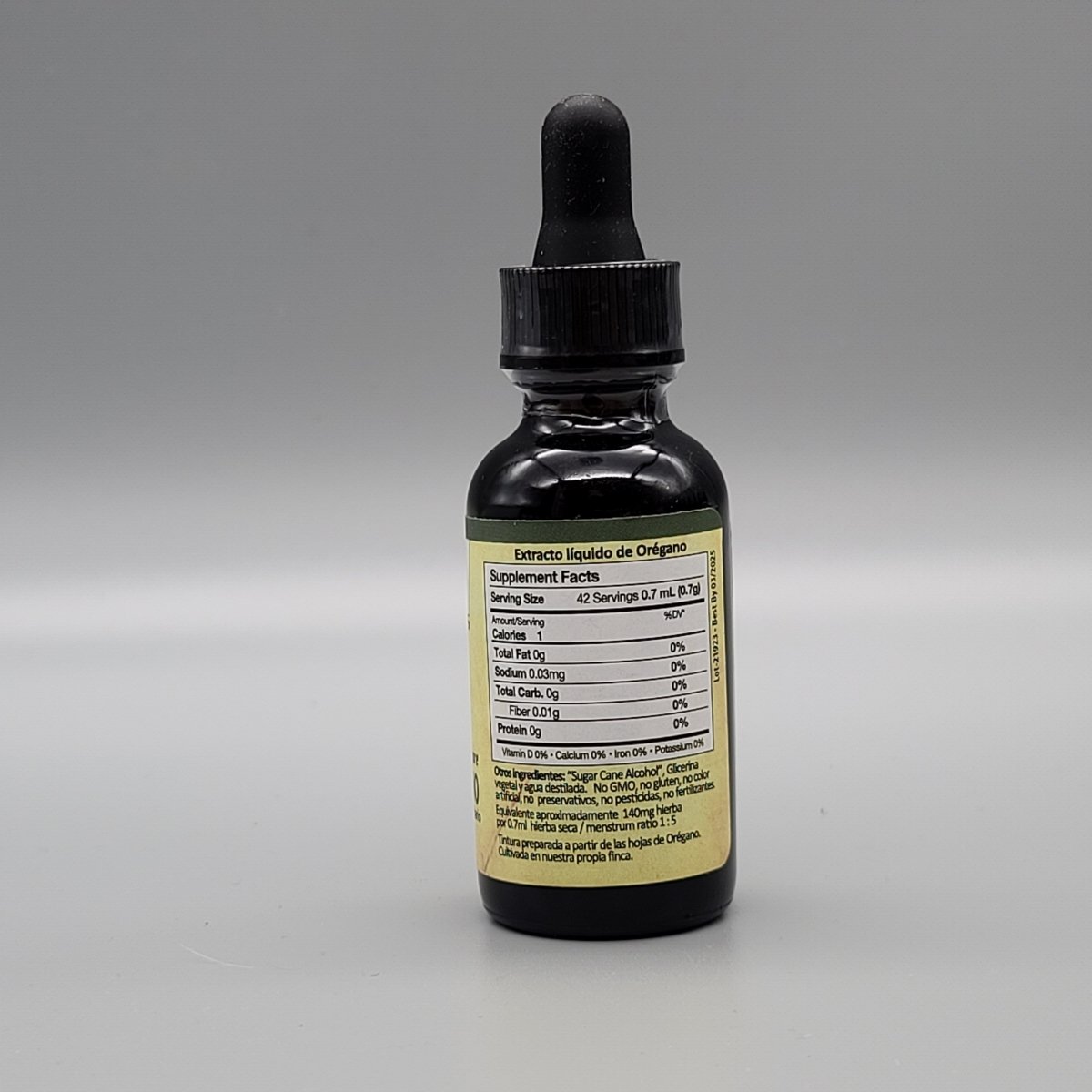 Oregano - Liquido - Gotas - 1oz (foto de archivo)
