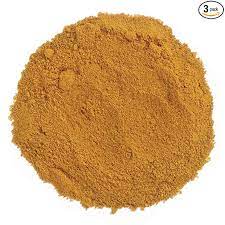 Organic Turmeric Root Powder 16 OZ de Starwest Botanicals — etiqueta del producto