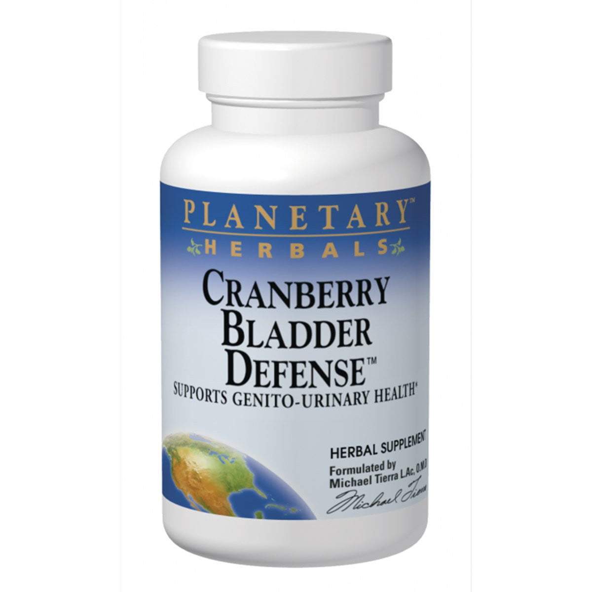 Planetary Herbals Cranberry Bladder Defense - 60 Tablets - 865mg (foto de archivo)
