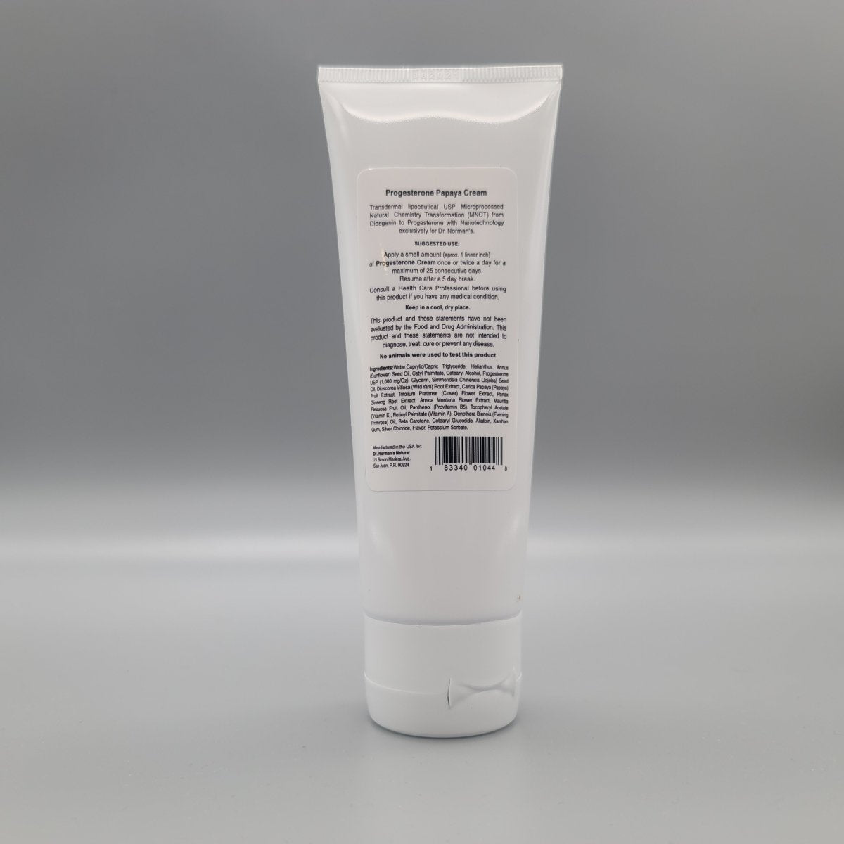 Progesterona 1000mg Unisex - Papaya Cream - 3oz