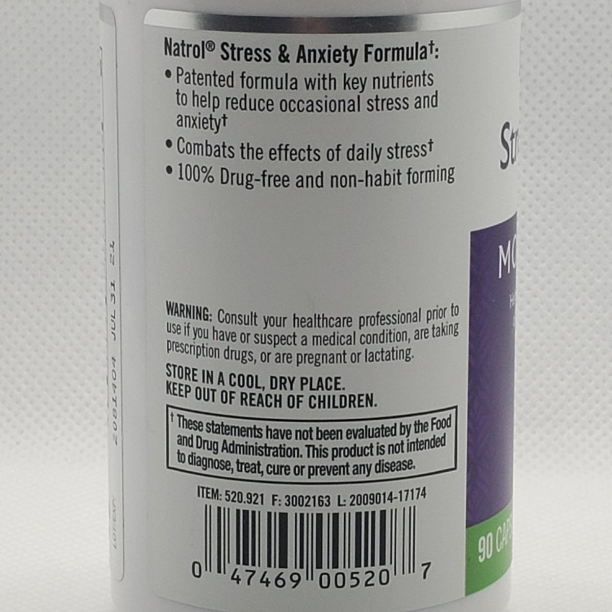 Stress and Anxiety Formula - SAF - Mood & Stress - 90 Capsules