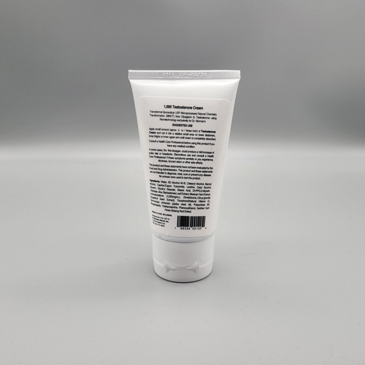 Testosterone Cream - 1000mg - 2oz