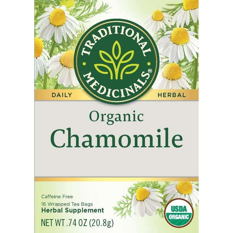 Traditional Medicinals Caffeine Free Organic Herbal Tea Chamomile