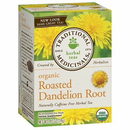 Traditional Medicinals Caffeine Free Organic Herbal Tea Dandelion Root