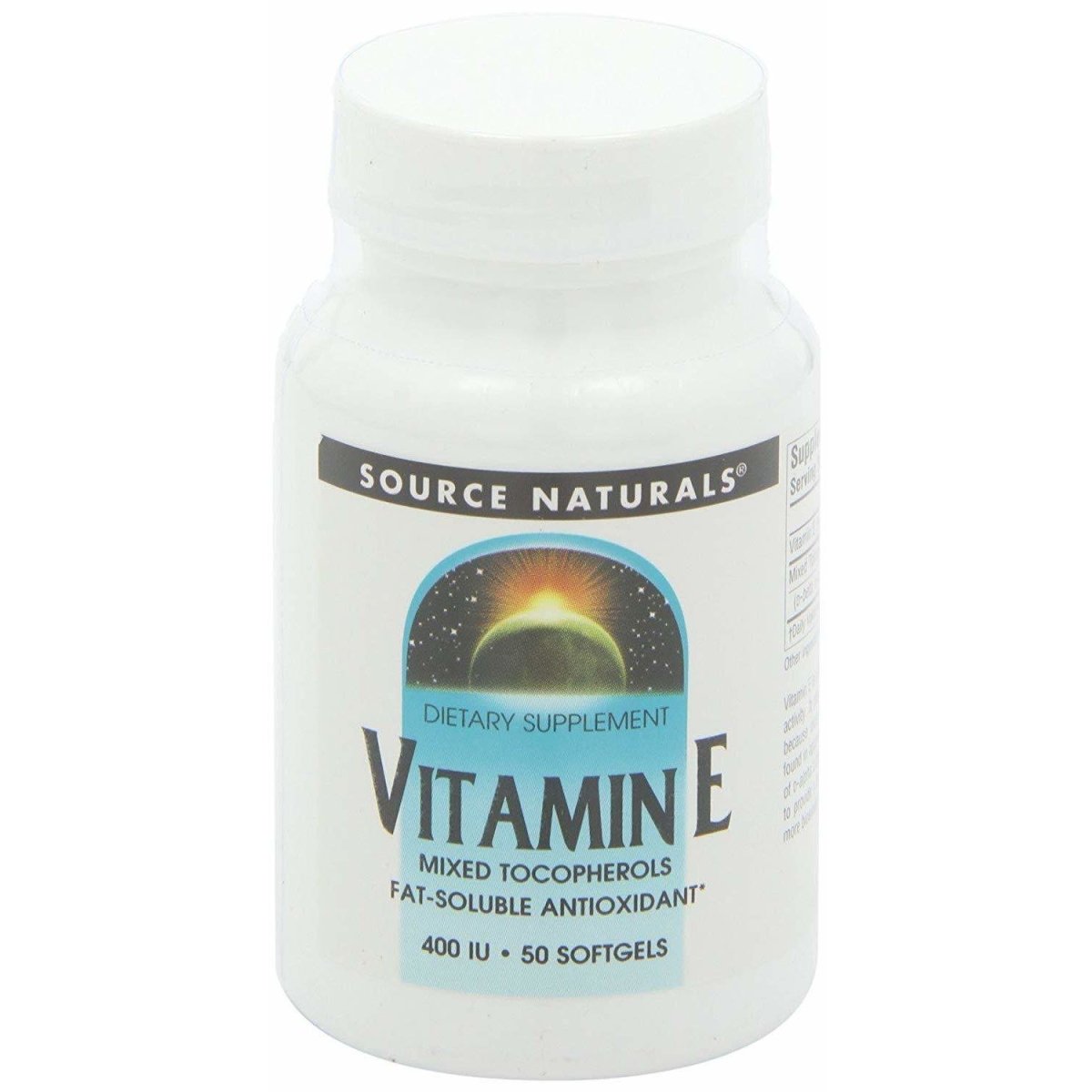 Vitamin E Natural Mixed Tocopherols 400 IU 50S 50 Softgels