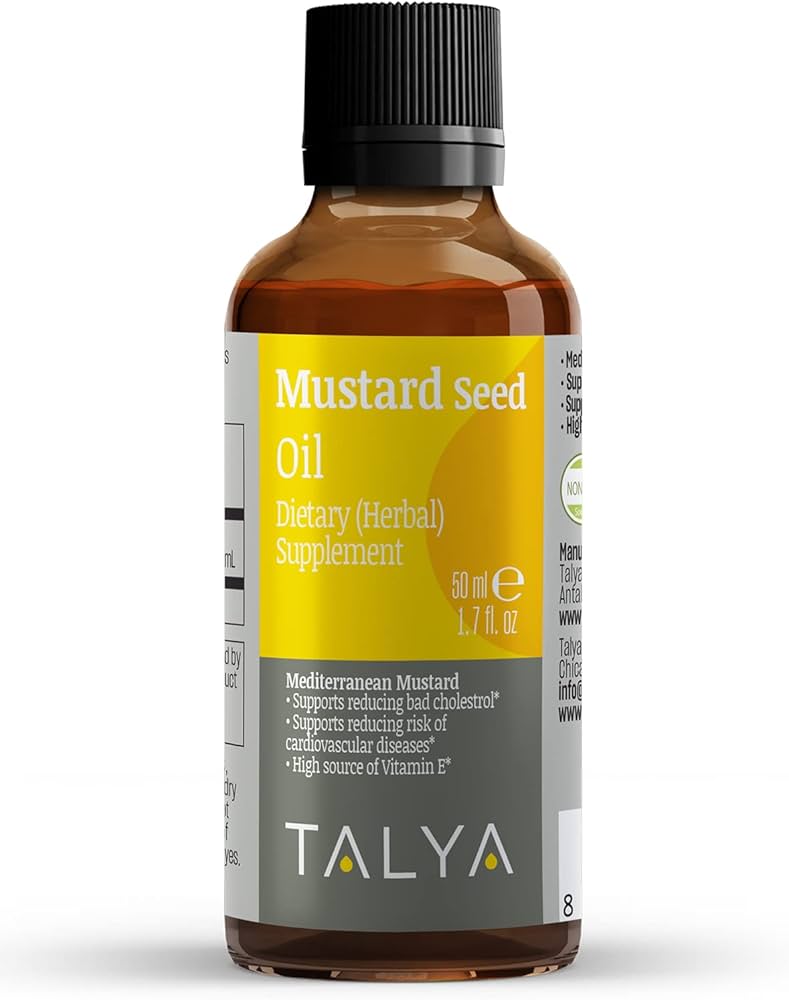 Mustard Seed Oil – 1.7 oz – Equilibrio y Vitalidad – Puro y Versátil
