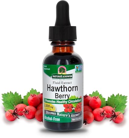 Hawthorn Berries Alcohol-Free Extract – 1 oz
