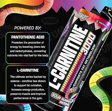Nutrex Carniburn Fuego Sour Gummy Worms